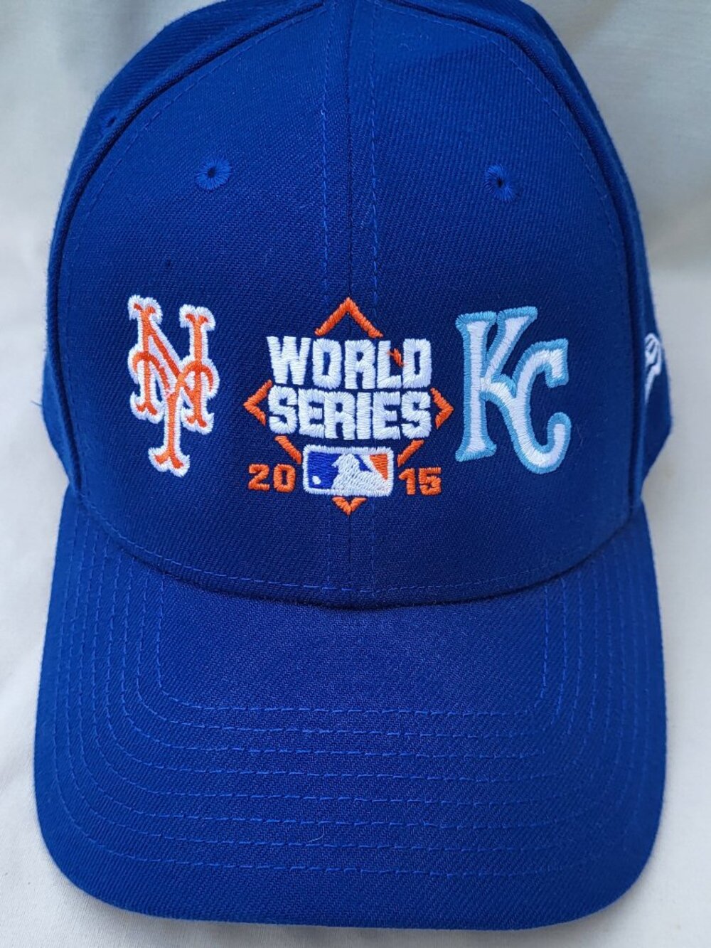 New York Mets vs Kansas City Royals Blue 2015 World Series MLB Hat Cap New Era